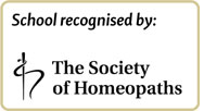 School recognised by: The Society of Homeopaths